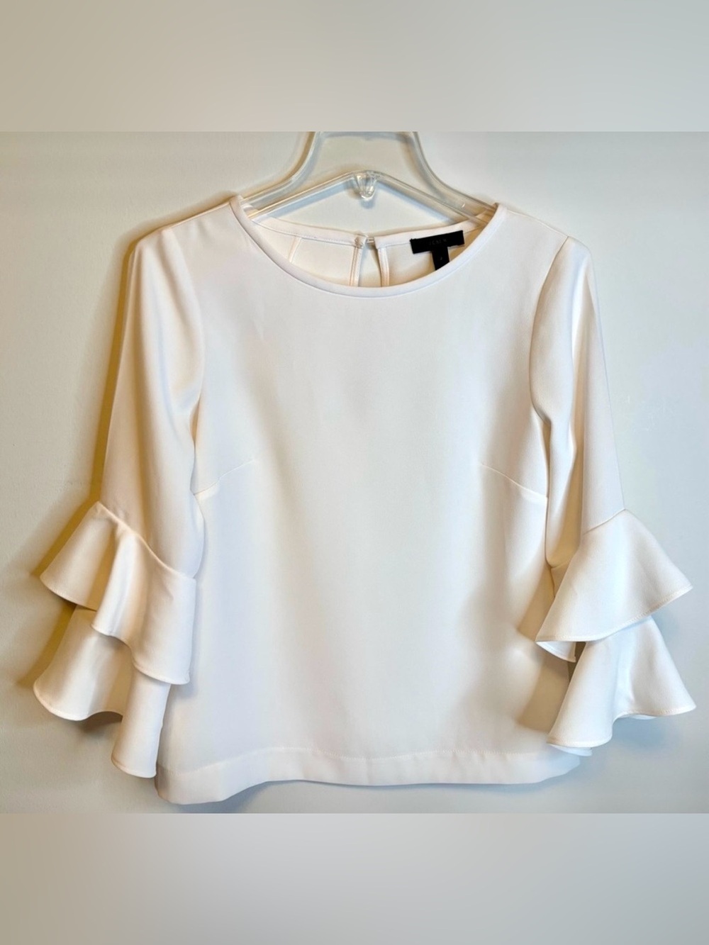 J CREW LANA TIERED BELL SLEEVES BLOUSE